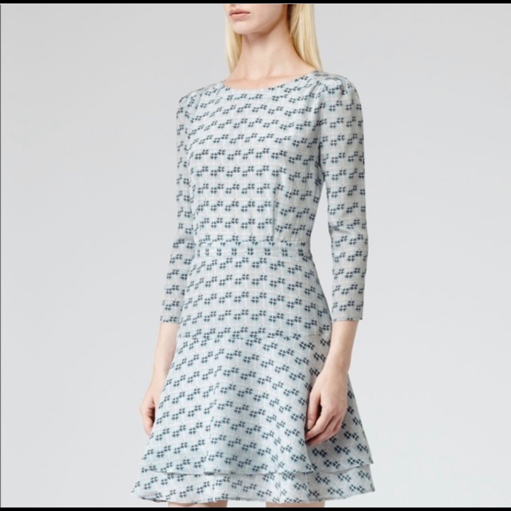 Reiss Giselle Watercolor Dress size 2